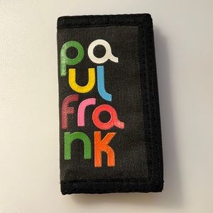 paul frank velcro trifold wallet